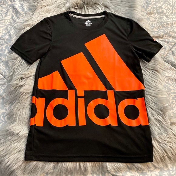 adidas Other - Adidas Black/Orange Shirt